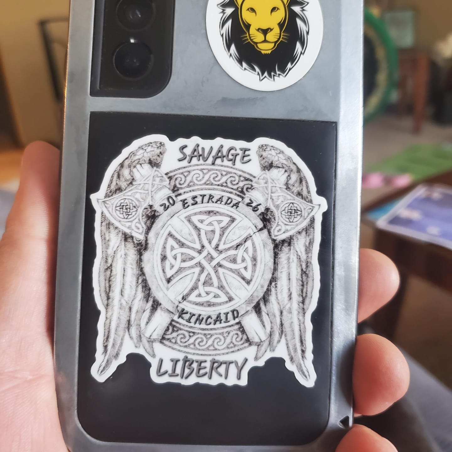 Customer photo review of 2.5" Vinyl Stickers (100 Pack)