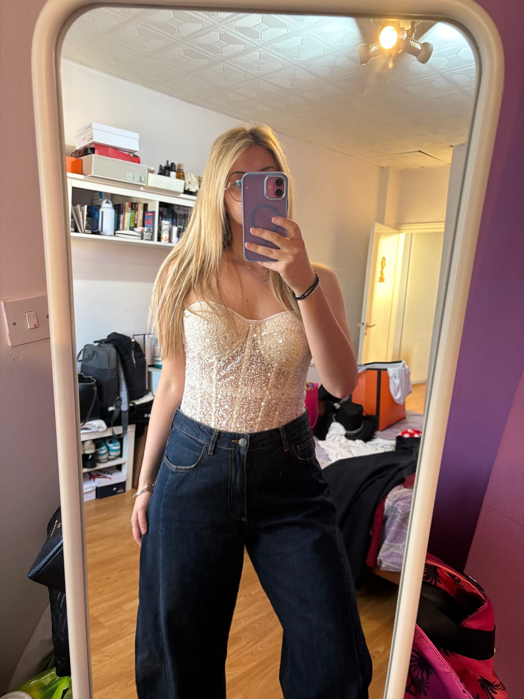 Customer photo review of Solène Shinny Corset