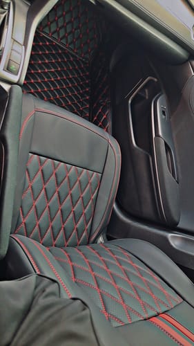 Customer photo review of Premium Custom-Fit Seat Covers