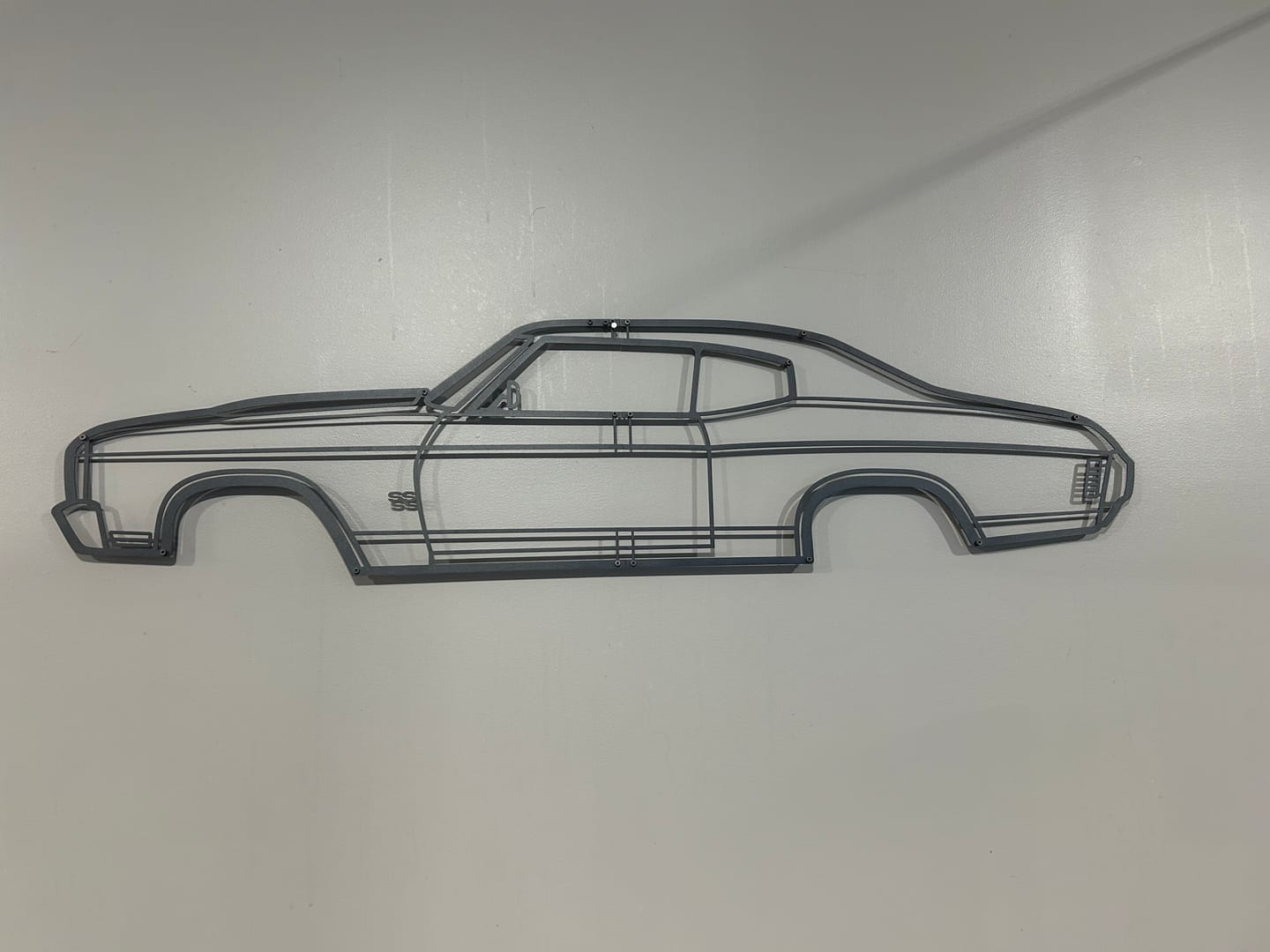Customer photo review of Your Personalized Car Metal Wall Art - MT1113