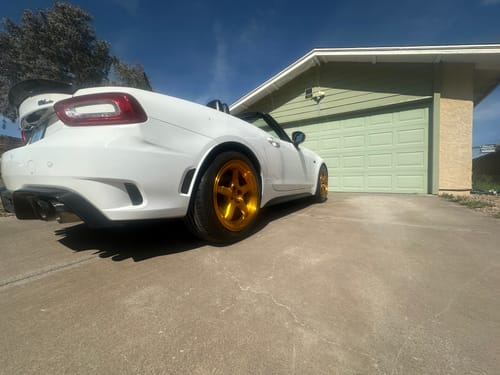 Customer photo review of CUSTOM 1 PIECE FORGED 5 SPOKE DEEP CONCAVE WHEELS: RV-MJ010