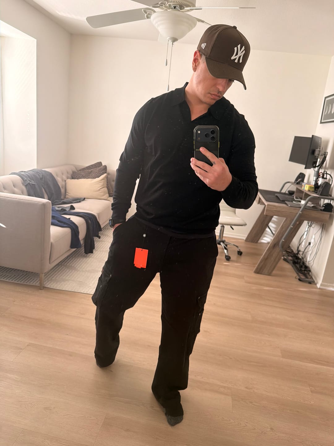 Customer photo review of 8018 - Monaco Wool Longsleeve Polo