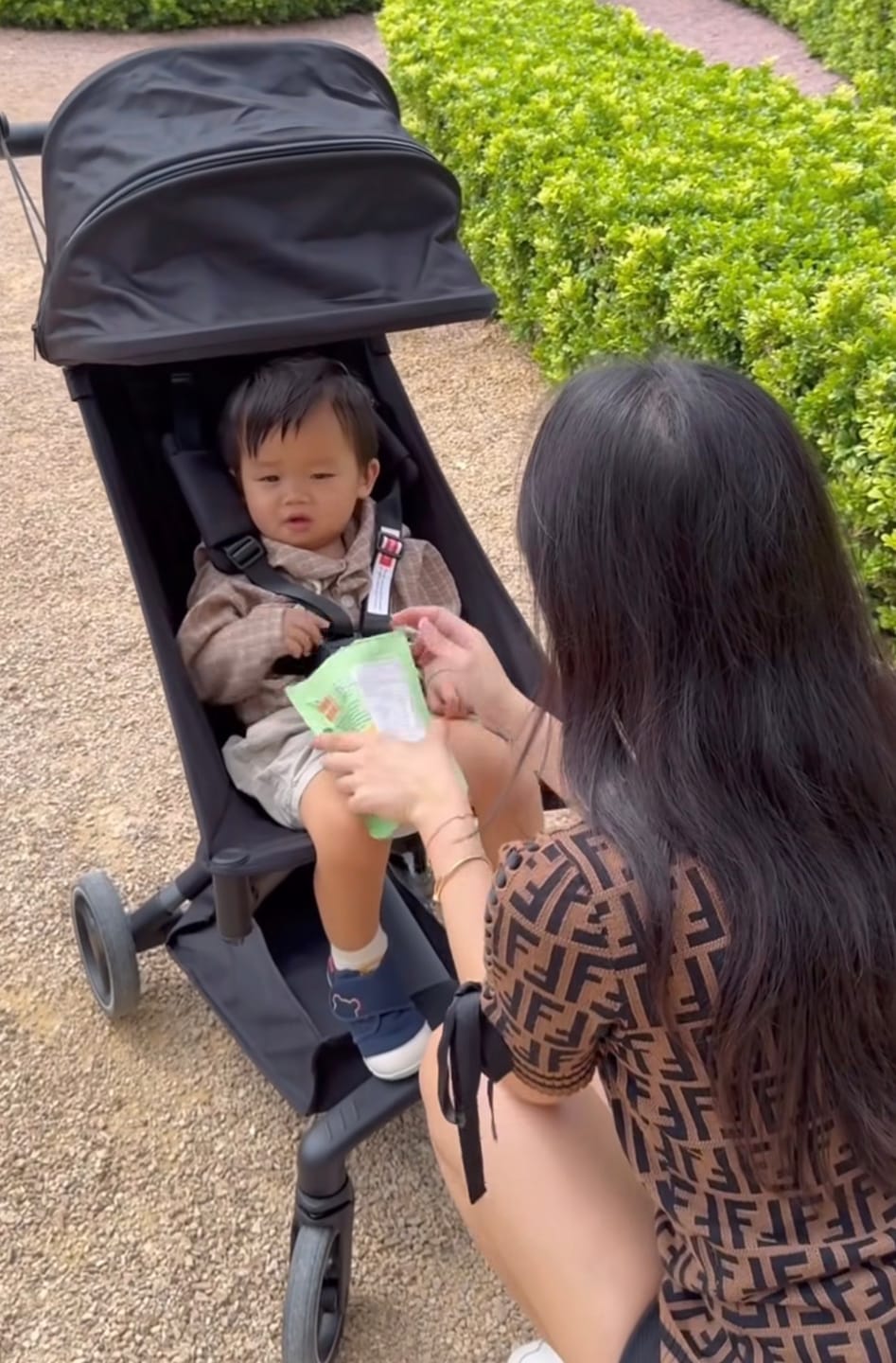 Customer photo review of Qplay Airo Baby Stroller (6–48 Months)