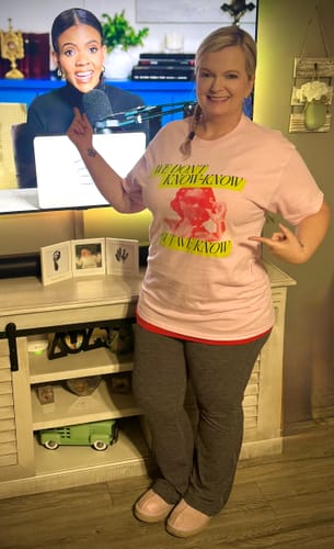 Customer photo review of We Know Neon T-Shirt