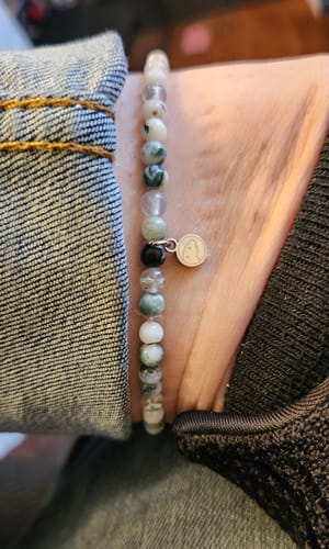 Customer photo review of Tree Agate Bracelet Mini