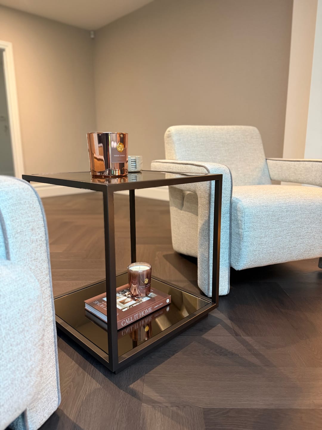 Customer photo review of Amara Side Table - Dark Bronze