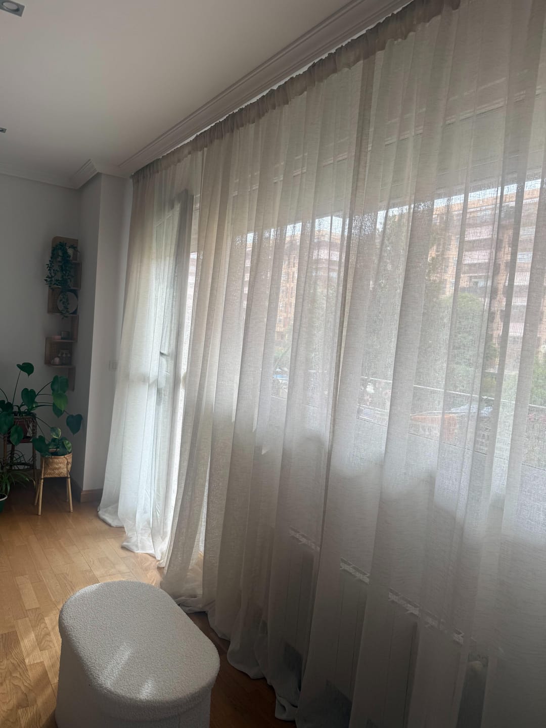 Customer photo review of Sunveil Linen Sheer Custom Curtain
