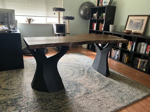 Customer photo review of Metal Table Legs 413 | 451 Ramo 28.2" H for DIY Projects