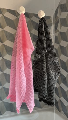 Customer photo review of Serviette de Douche Exfoliante Vantyx