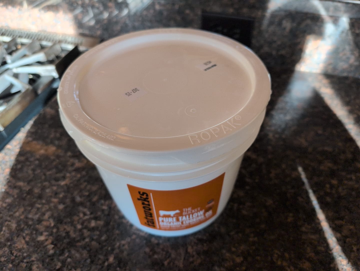 Customer photo review of 1 Gallon Organic Grass-Fed Beef Tallow