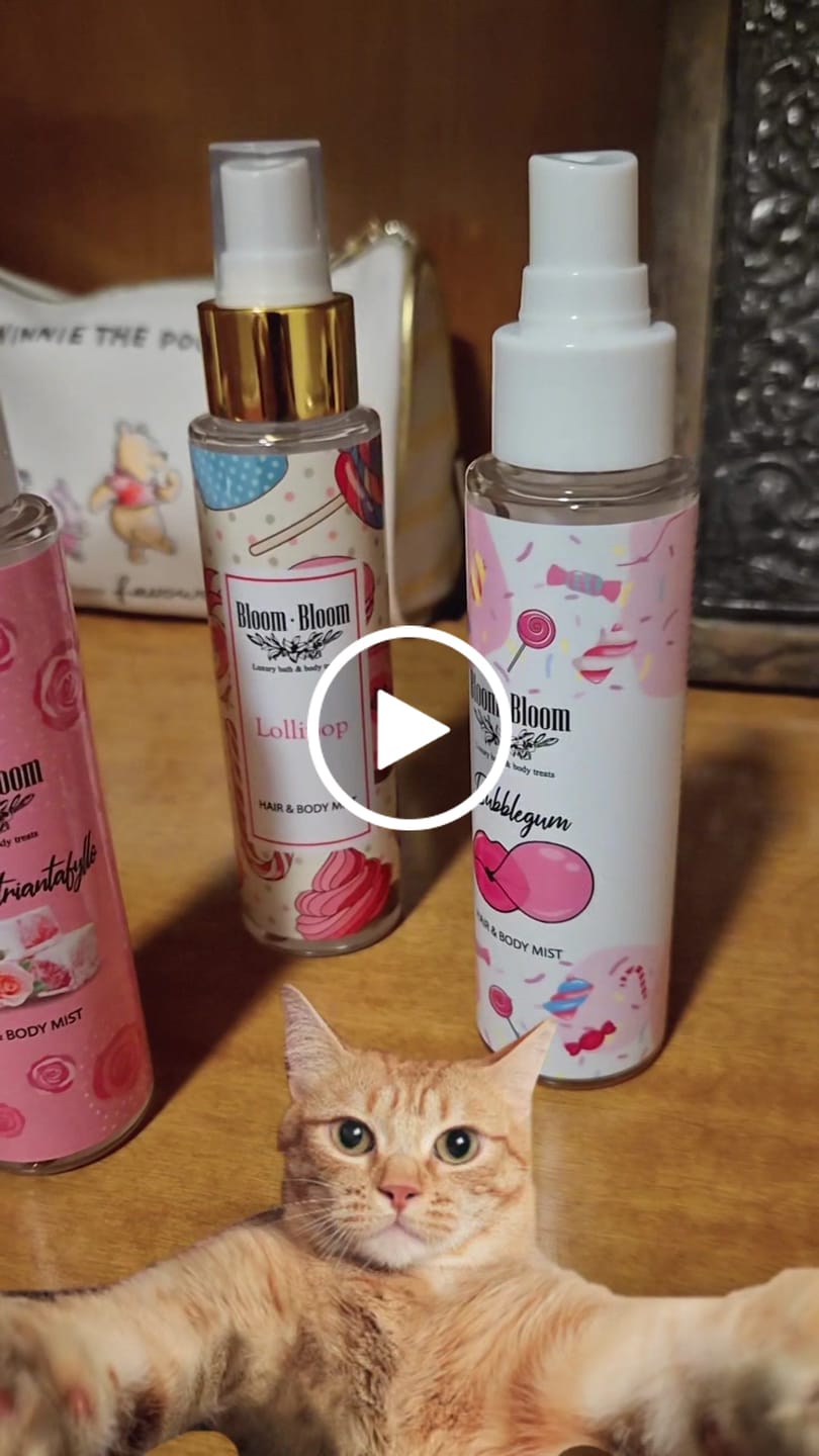 Customer video review of Hair & Body Mist Λουκούμι-τριαντάφυλλο