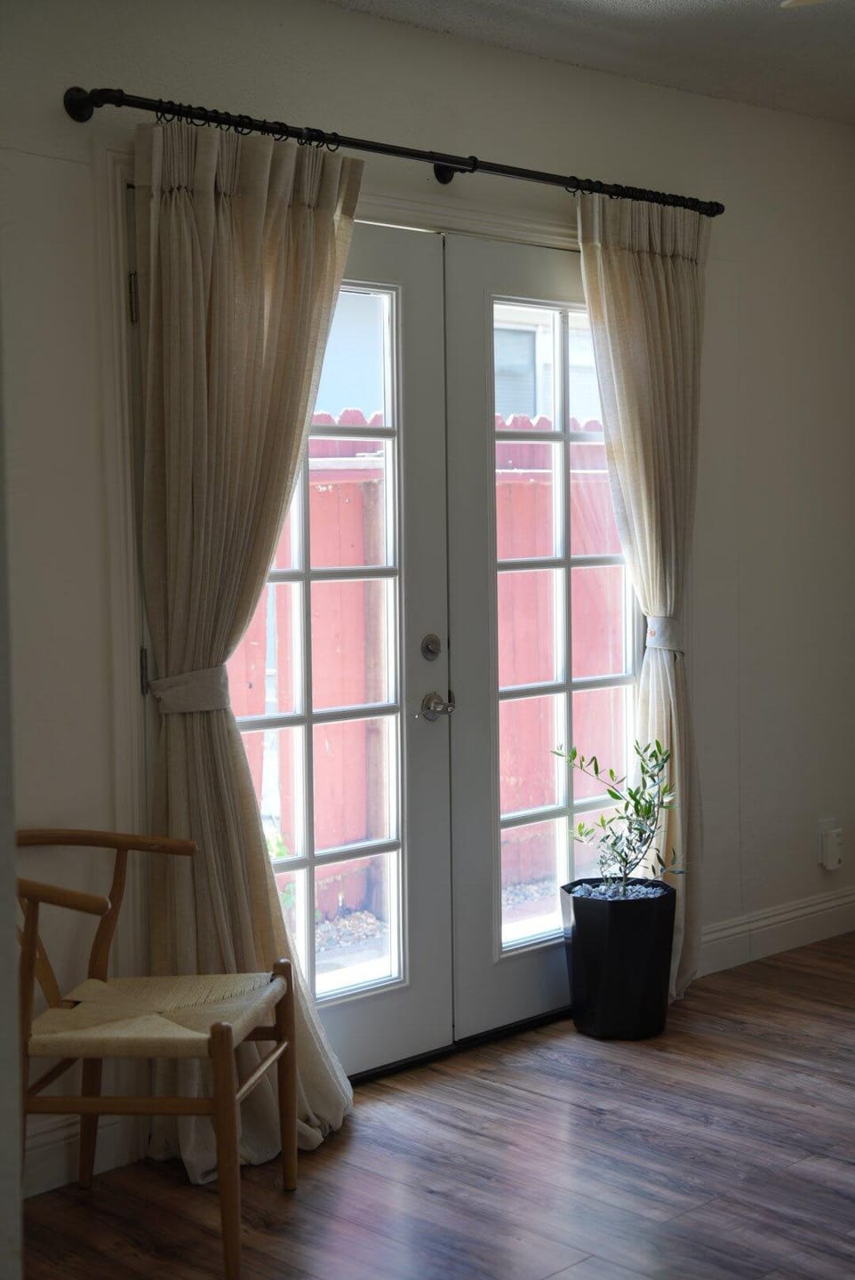 Customer photo review of Sunveil Linen Sheer Custom Curtain
