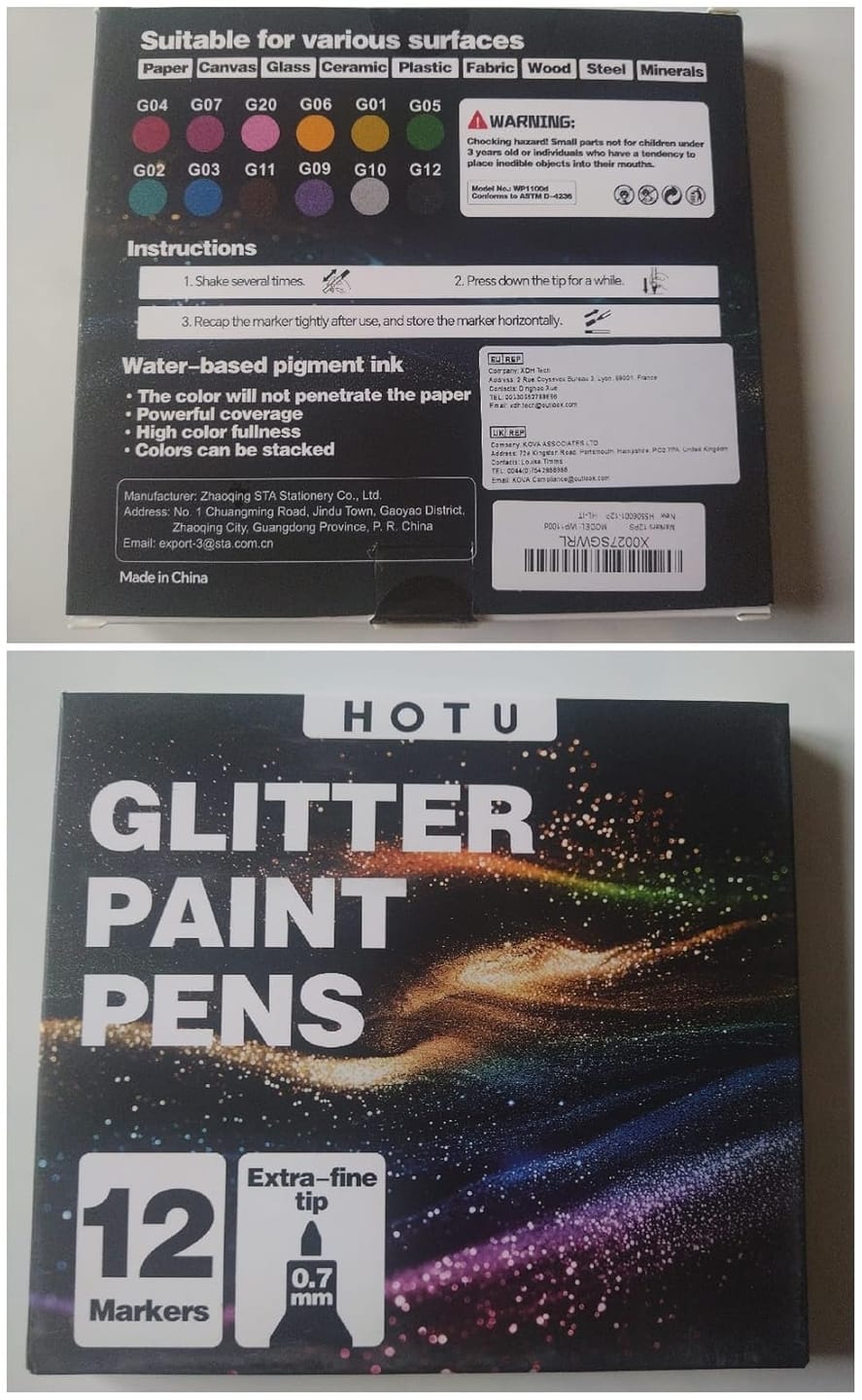 Customer photo review of 5-Pack Super Gold Markers | Ultra-fine 0.7mm tip