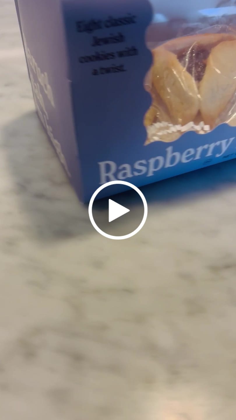 Customer video review of Hamantaschen Cookies