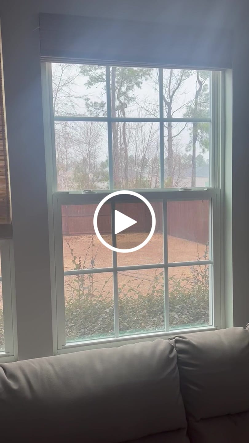 Customer video review of SmartWings Motorized Woven Wood Shades 50%/70%/100% Blackout