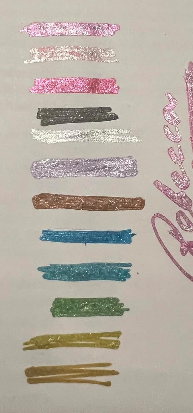 Customer photo review of 5-Pack Super Gold Markers | Ultra-fine 0.7mm tip