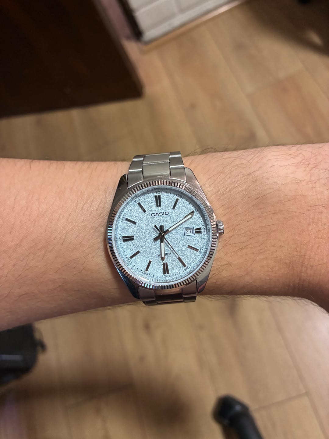 Customer photo review of Reloj Casio Análogo MTP-1302DA-2A2 Celeste 38,5mm