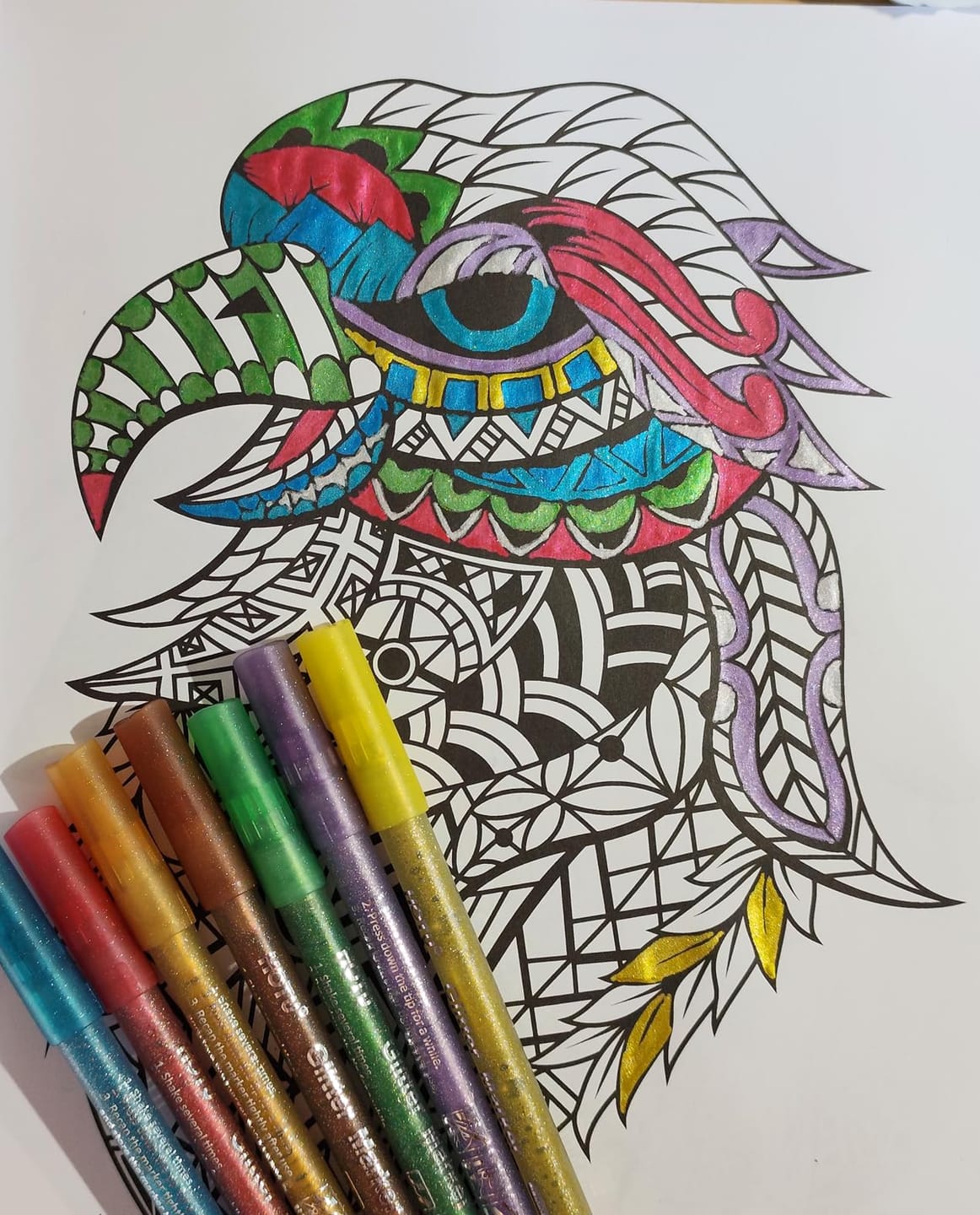 Customer photo review of 5-Pack Super Gold Markers | Ultra-fine 0.7mm tip