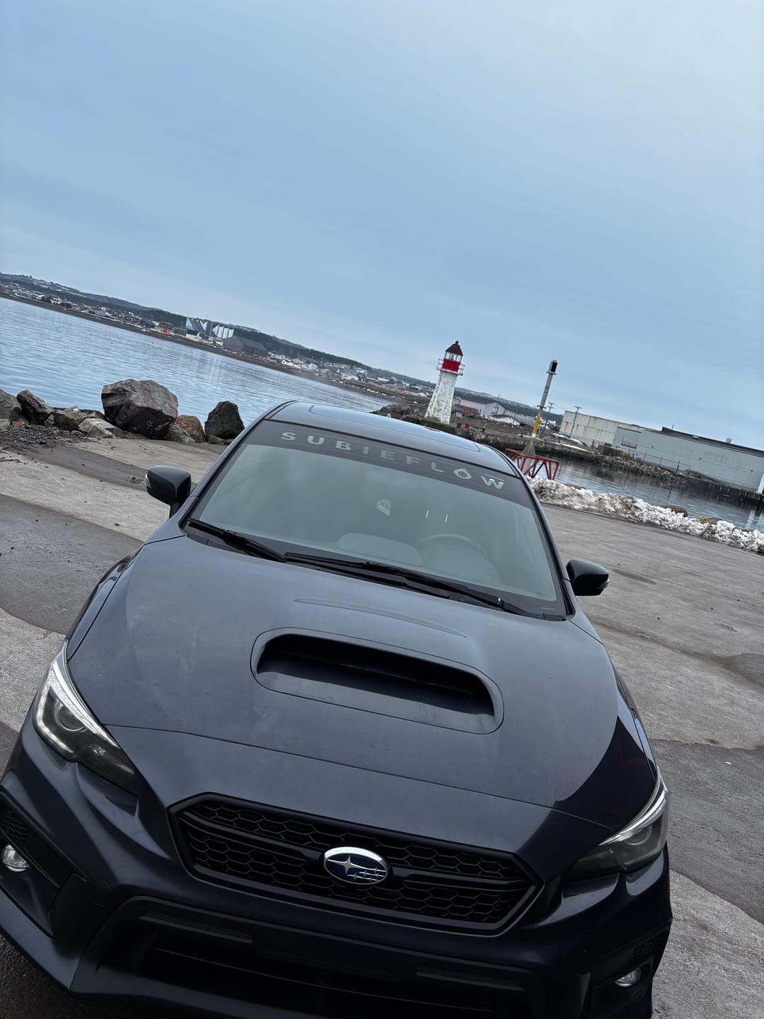 Customer photo review of Reverse Cut Windshield Banners