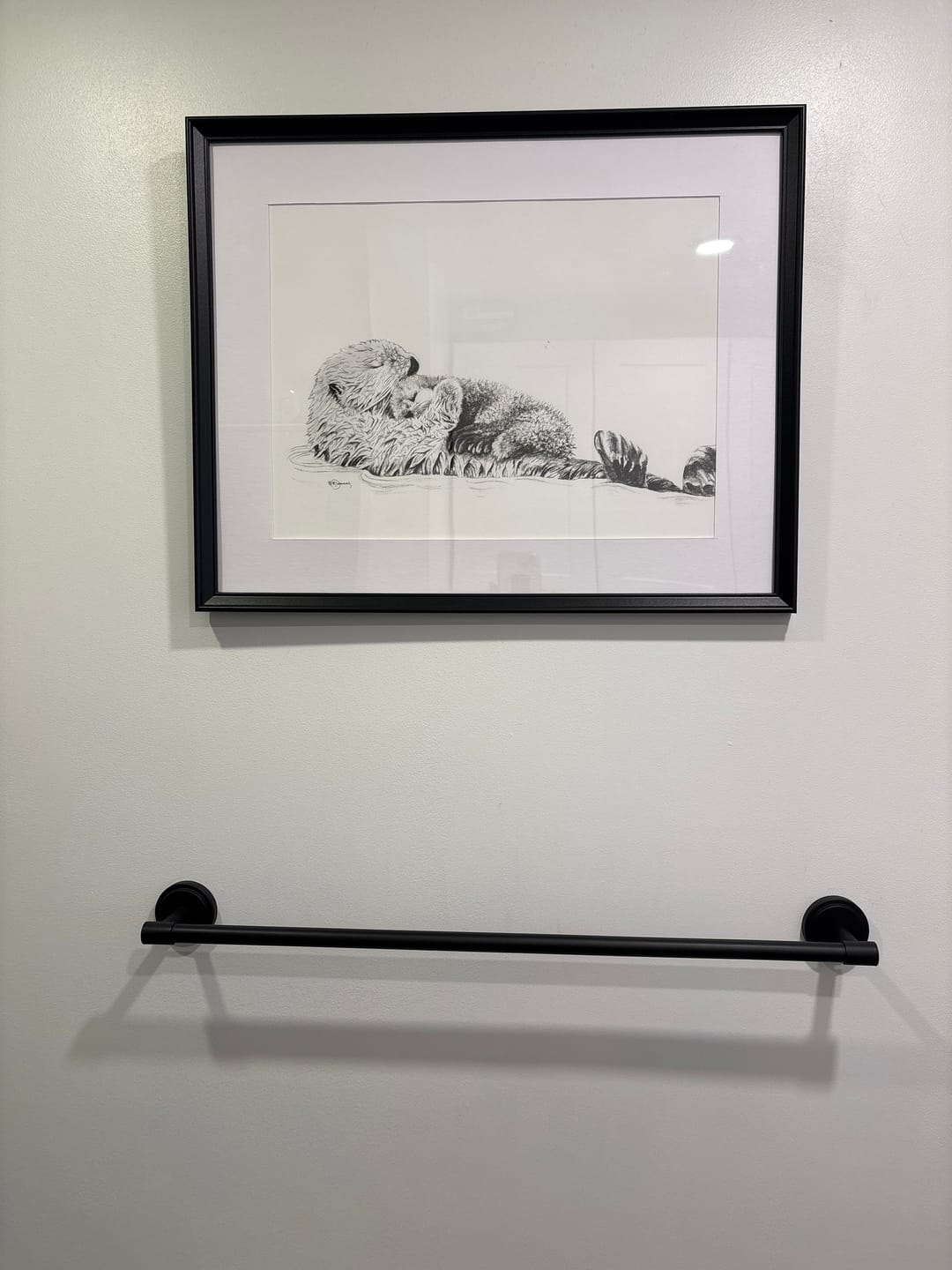 Customer photo review of Adorable Sea Otter swimming with her Cub