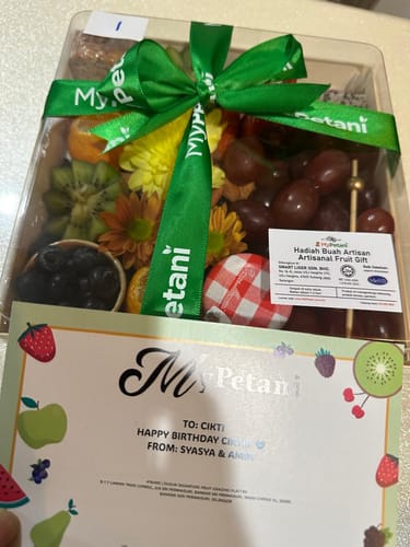 Customer photo review of Dusun Signature Fruit Grazing Platter
