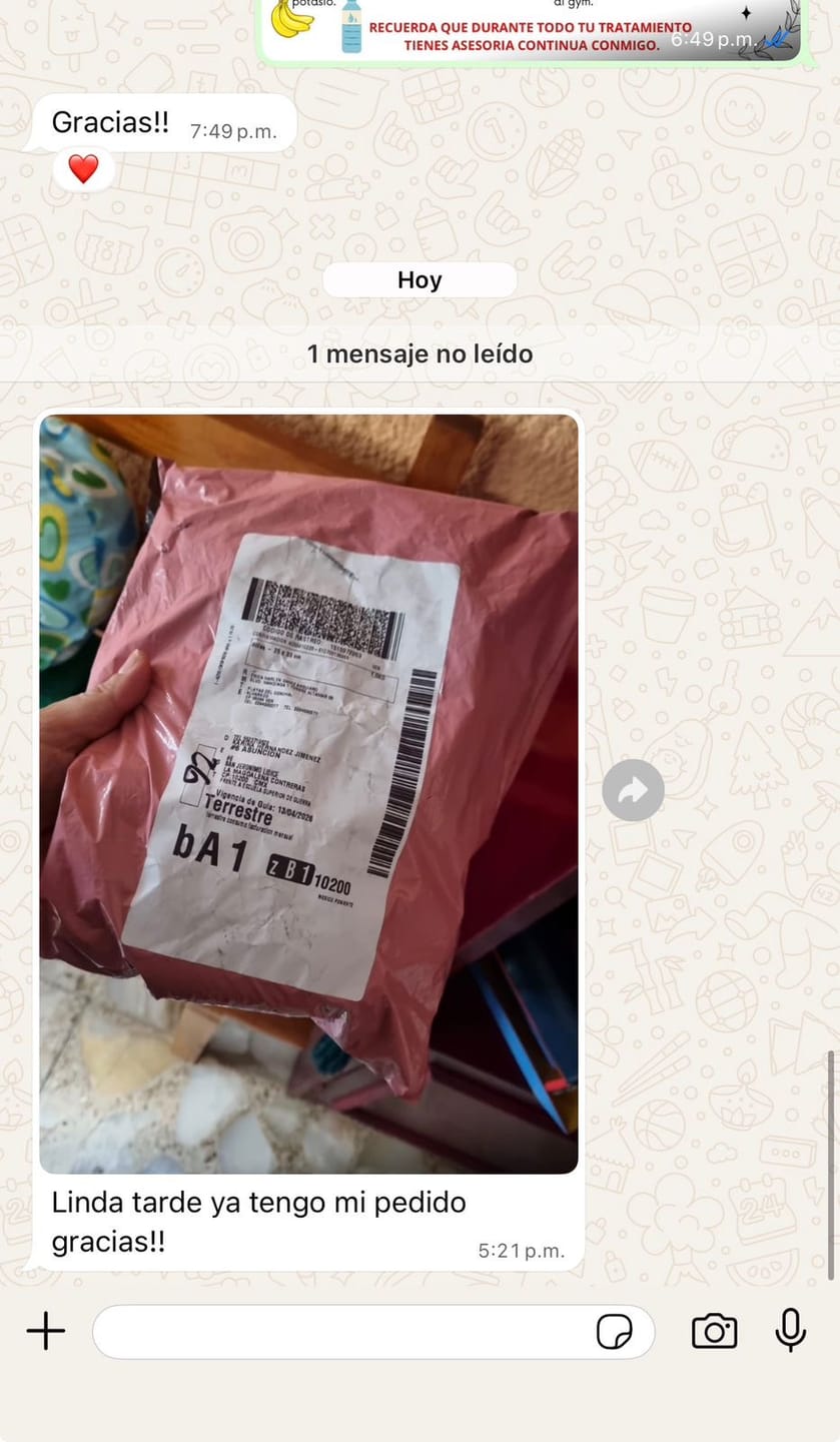 Customer photo review of KIT SENCILLO 1 MES