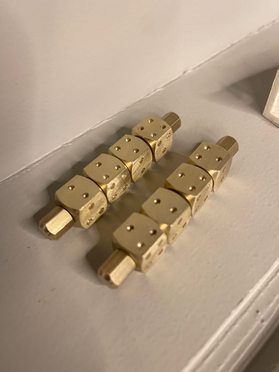 Customer photo review of Brass Ramal Pass Dice for Divination — Professional Vastu Remedy, Astrology & Spiritual Consulting Set By Vastu Mandir