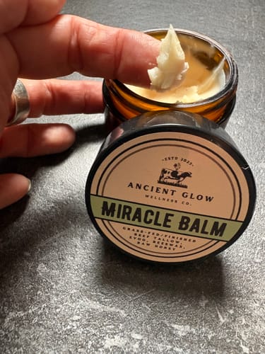 Customer photo review of Miracle Balm Tallow & Honey