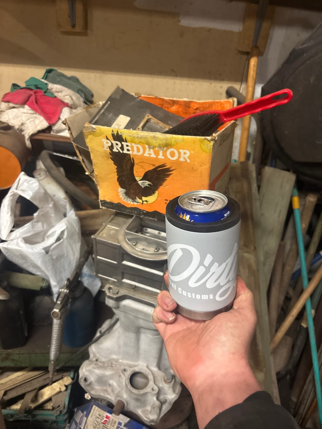 Customer photo review of Dirty Diesel Vacuum Insulated Stainless Steel Rambler