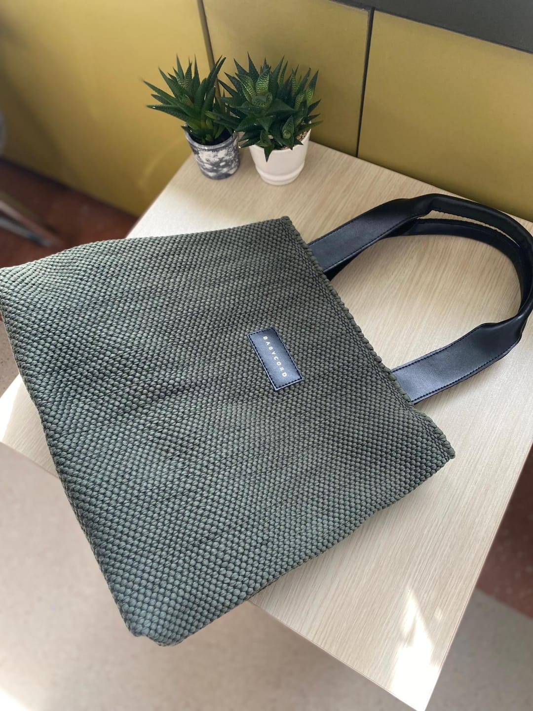 Customer photo review of Trinity Tote Bag - Haki