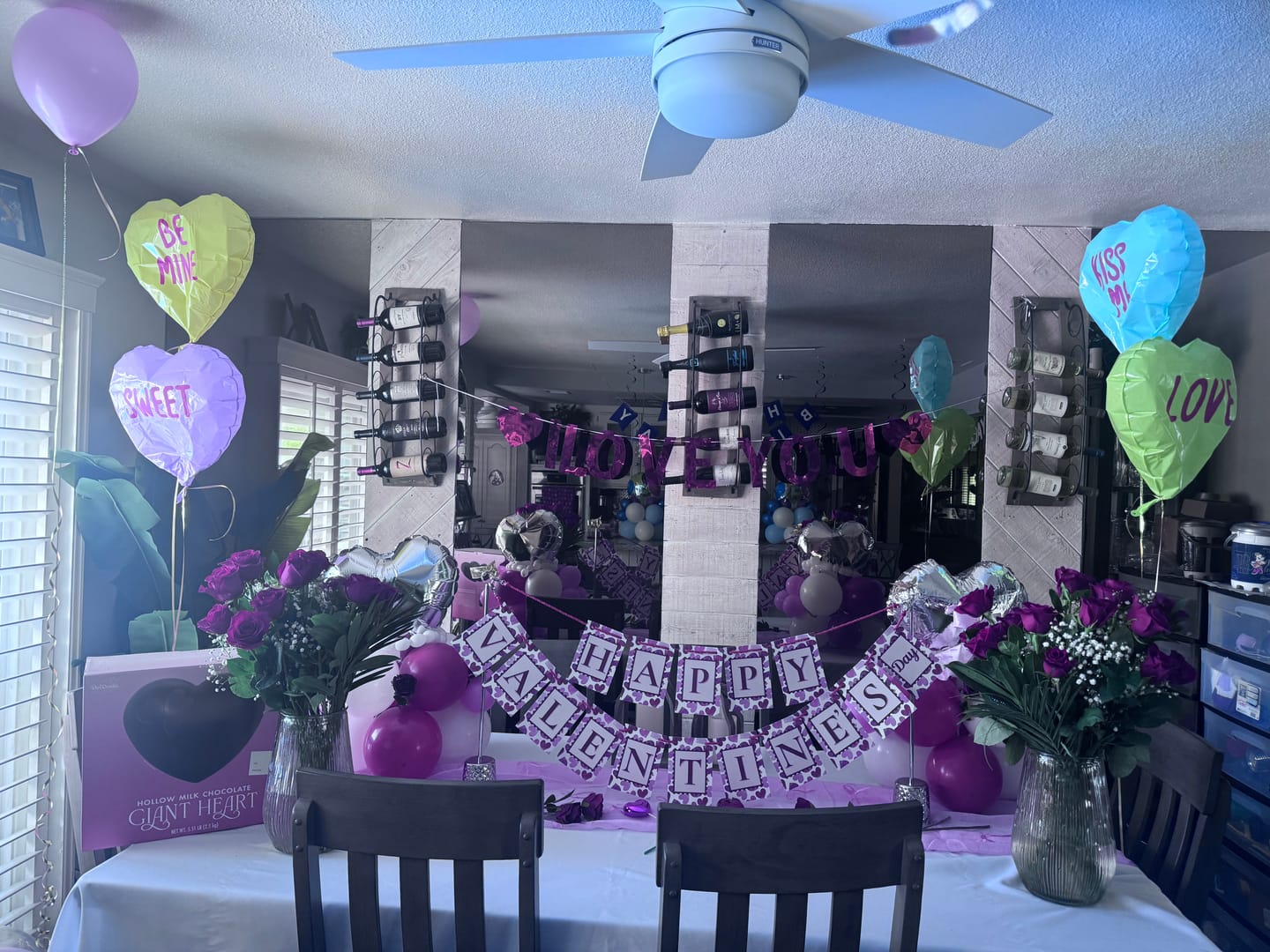 Customer photo review of Happy Valentines Day Banner