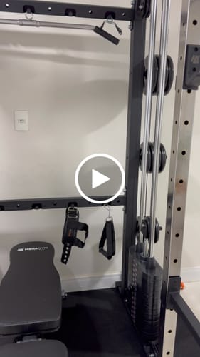 Customer video review of Estação Mega Rack Crossover Com Polia Móvel