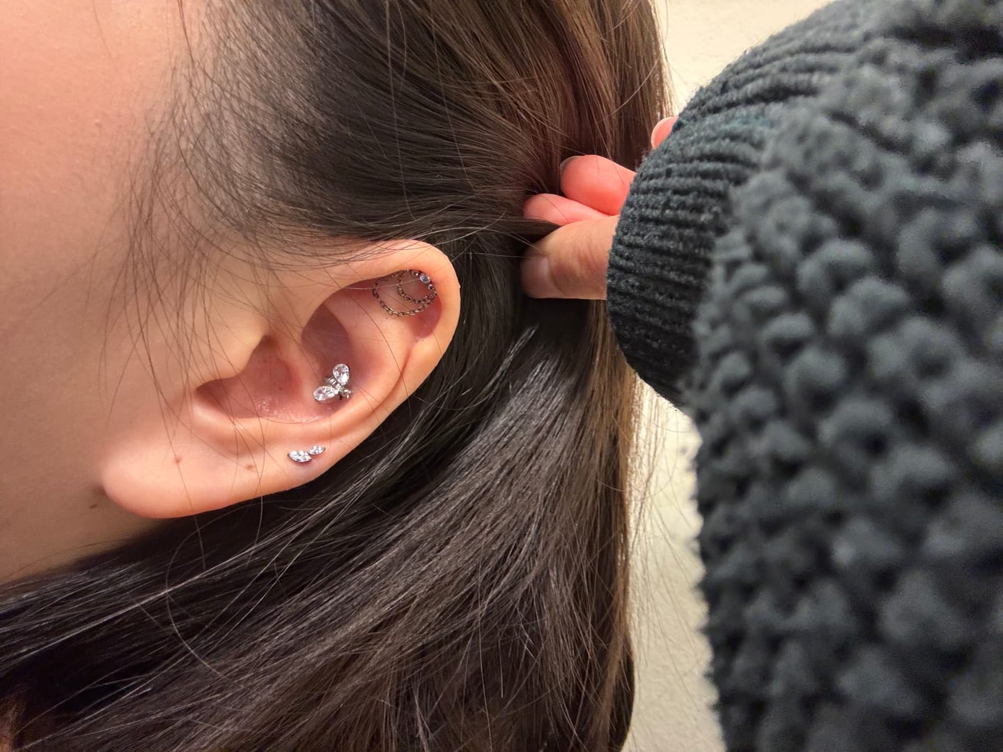 Customer photo review of Gentle Piercing