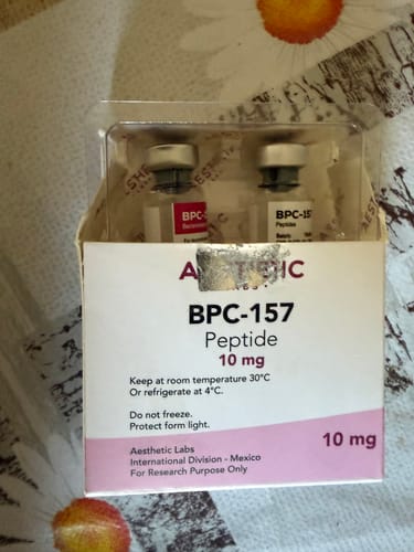 Customer photo review of Peptido BPC-157 Aesthetic Labs 99.9% Pureza