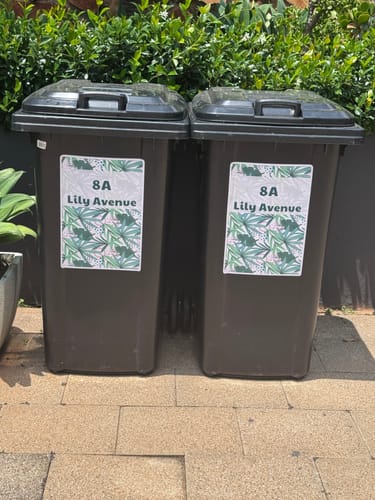 Customer photo review of Bin Label