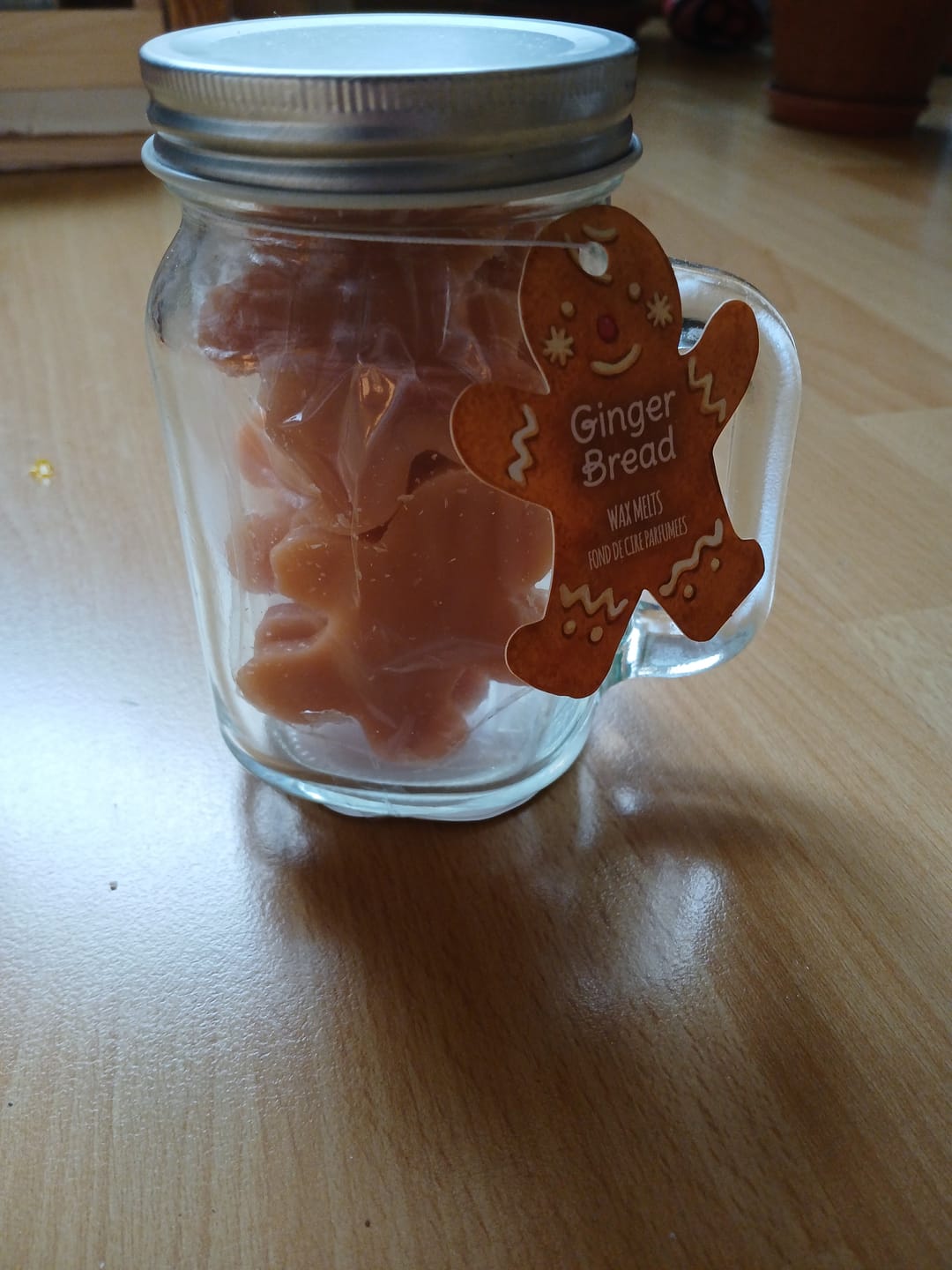 Customer photo review of Lebkuchen Männchen Duftwachs im Glas – Weihnachtsduft