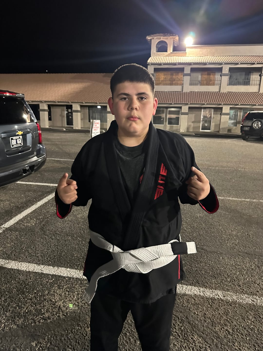 Customer photo review of Core Black Brazilian Jiu Jitsu Mens BJJ Gi