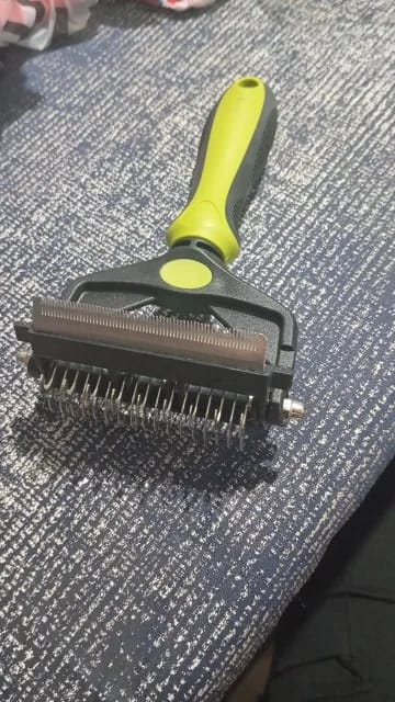 Customer photo review of 3-in-1 Pet Hair Removal Brush