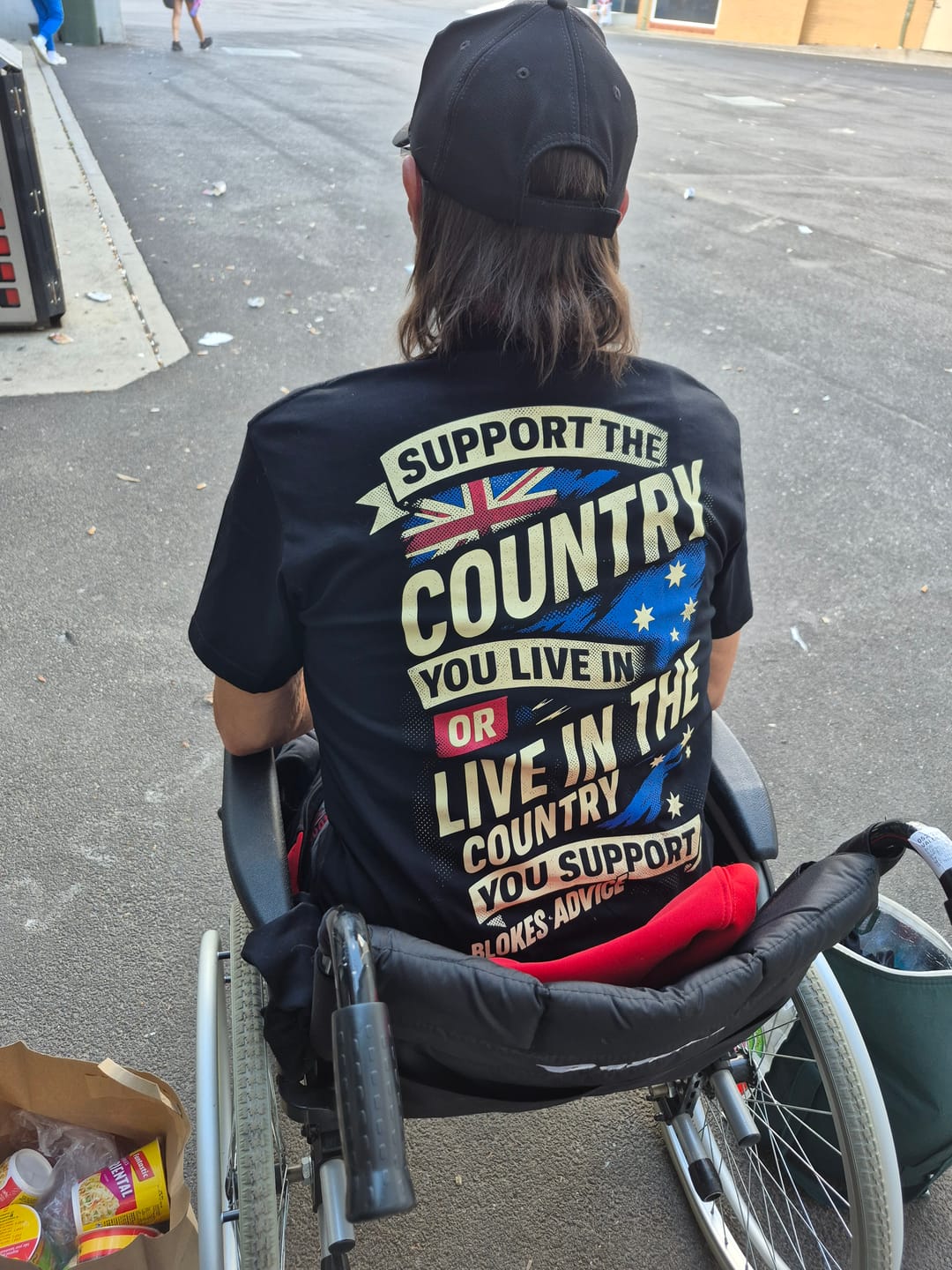 Customer photo review of Stand Up Tee - Black