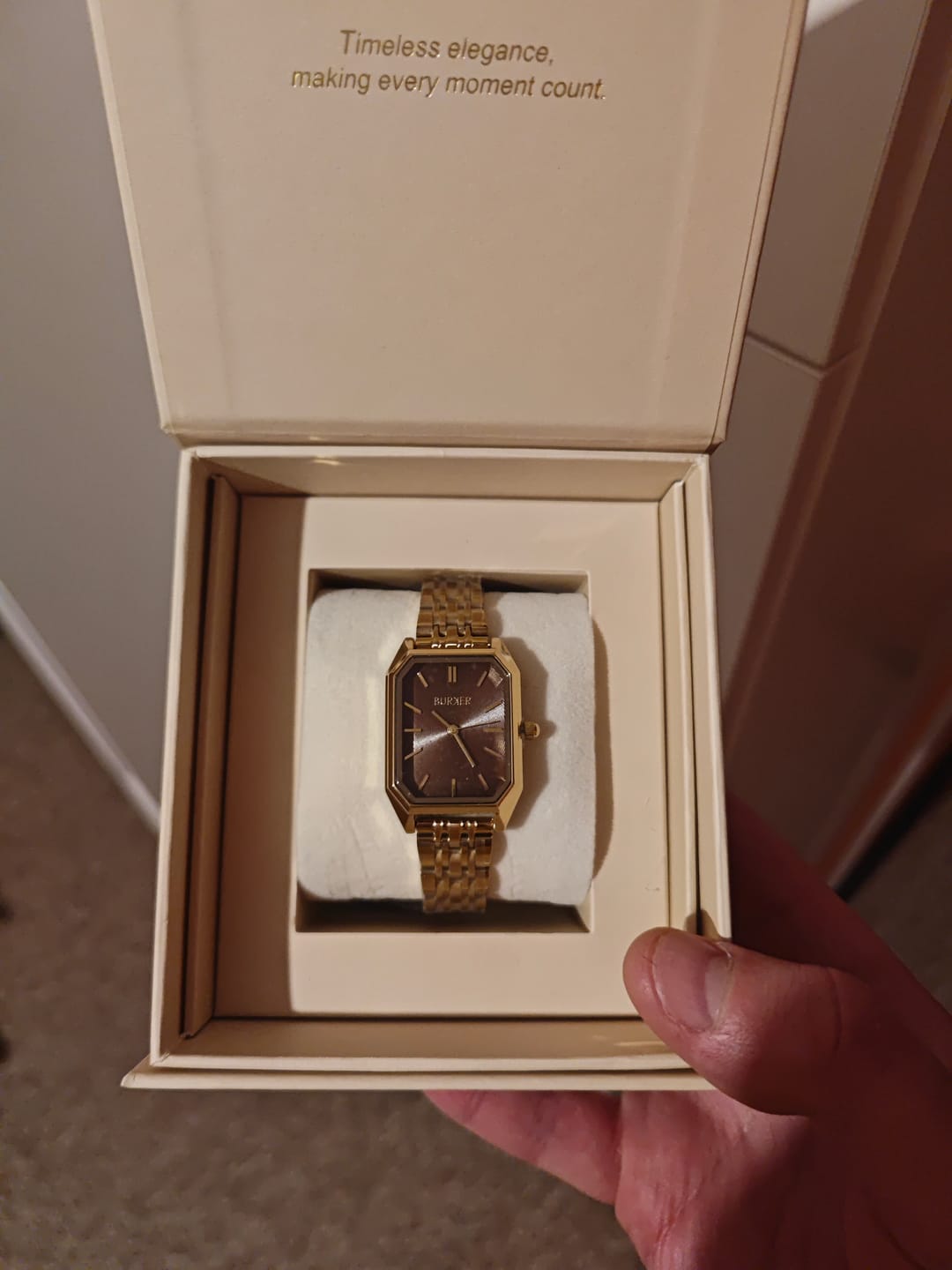 Customer photo review of Macy Gold White