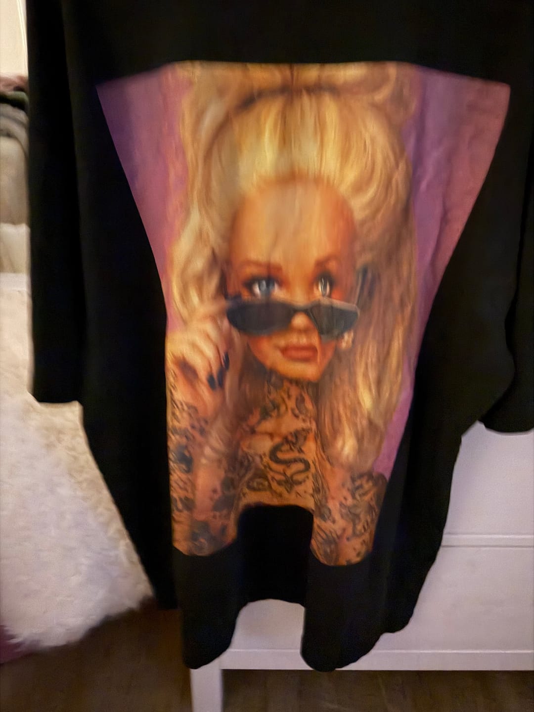 Customer photo review of Barbie Girl - Heavy Oversized Shirt