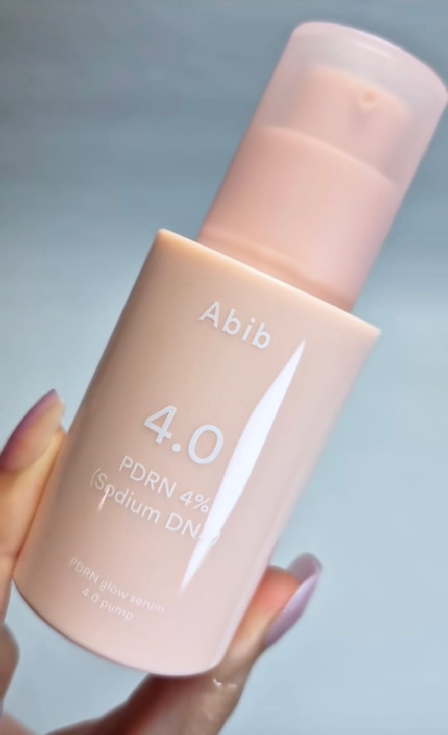 Customer photo review of PDRN glow serum 4.0 pump