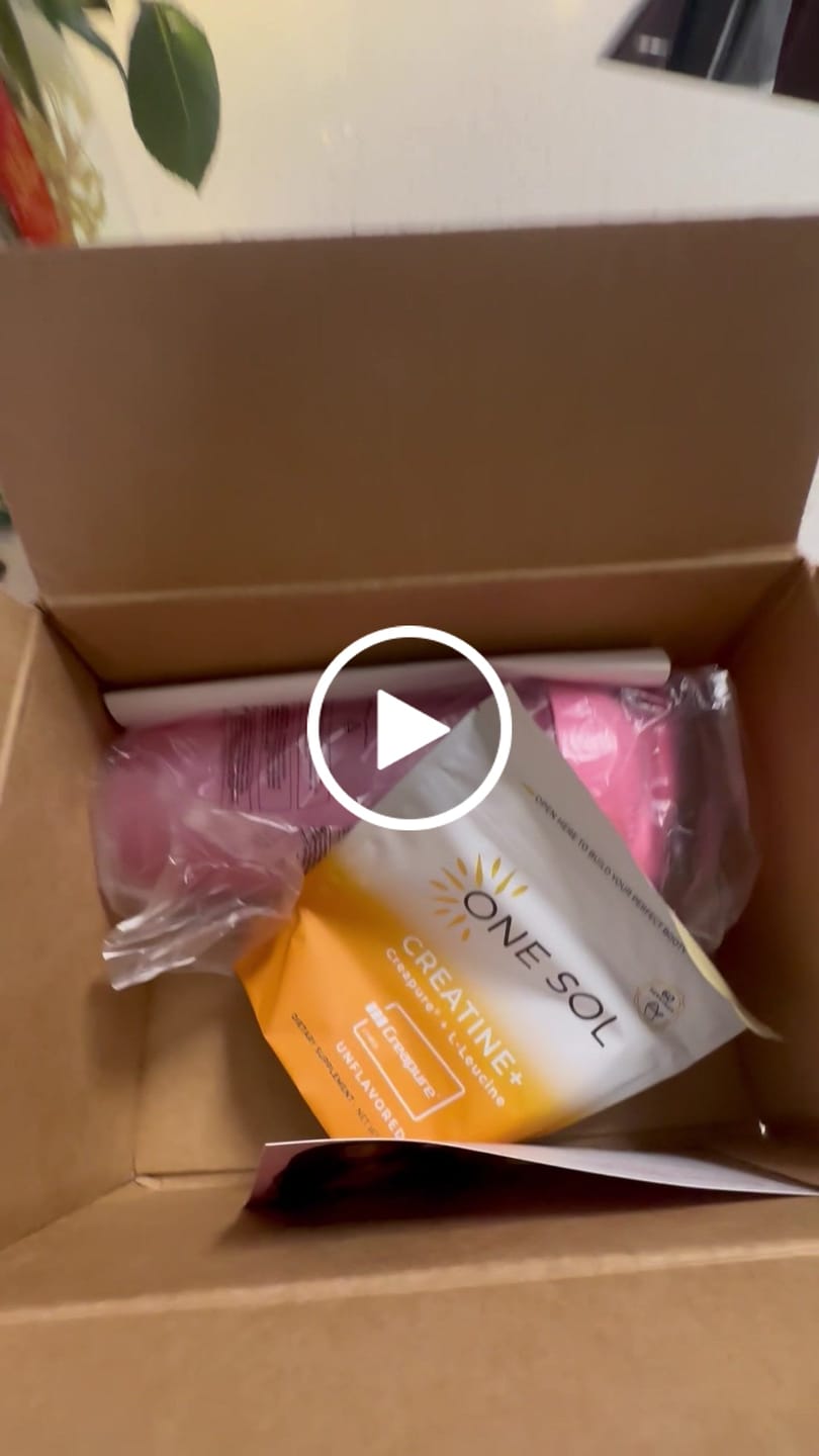 Customer video review of One Sol Creatine+ Leucine