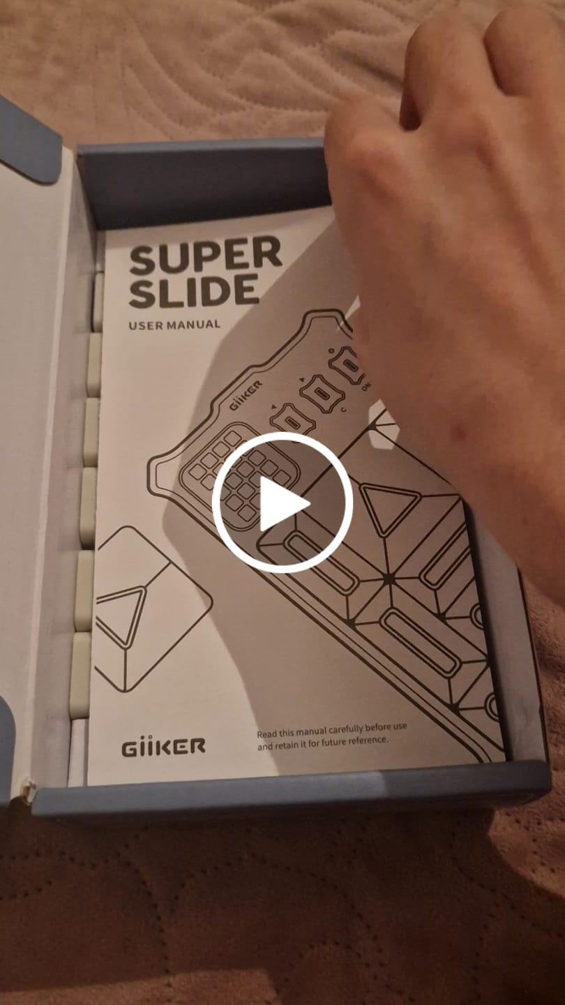 Customer video review of GiiKER Super Slide Puzzle Games