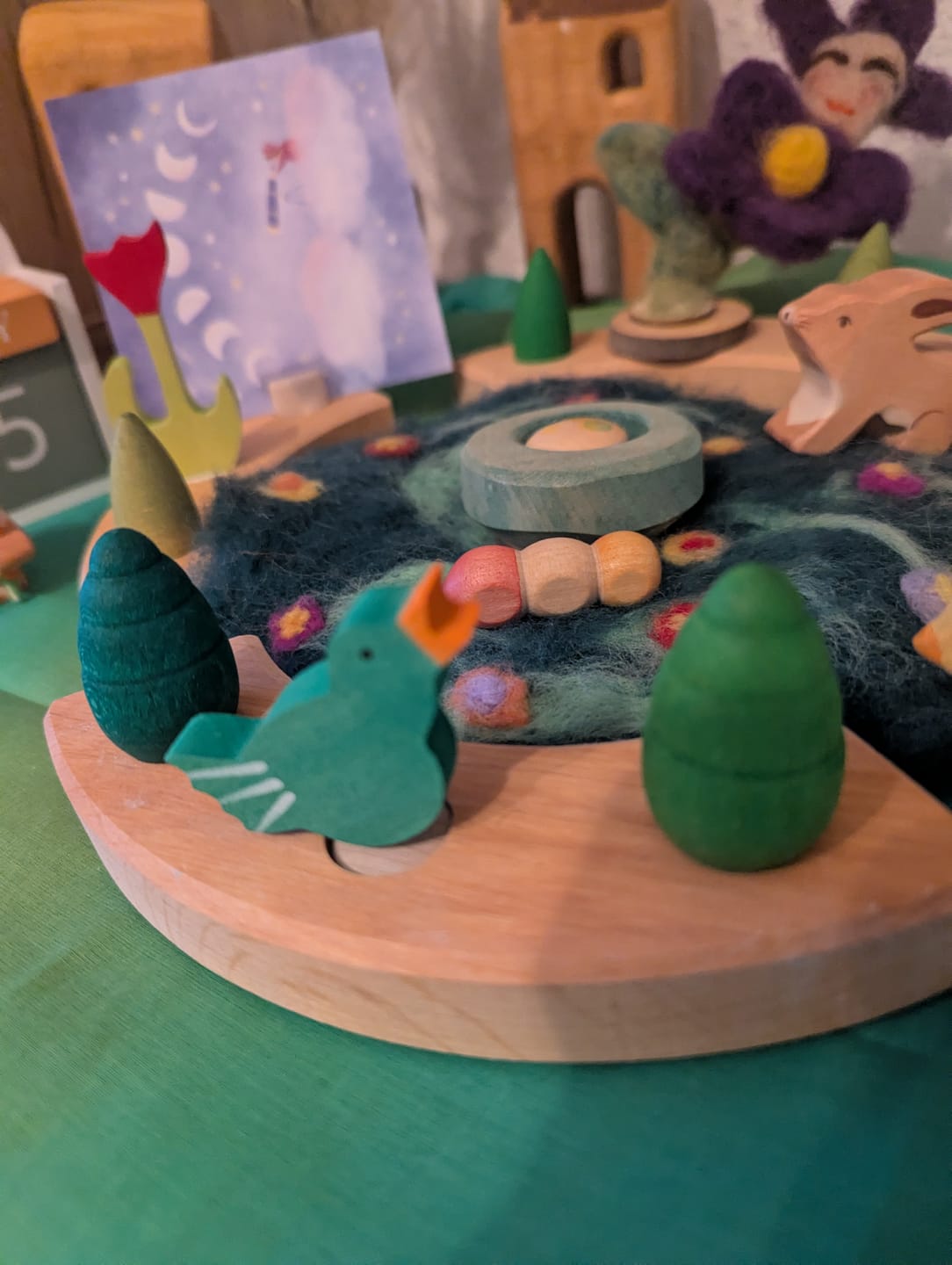 Customer photo review of Steckfigur singender Vogel