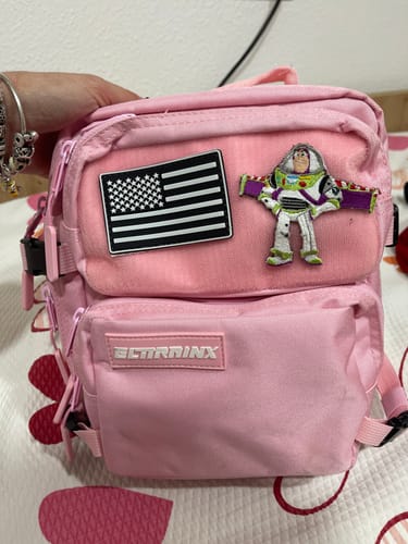 Customer photo review of Mochila 9L Pink Peony