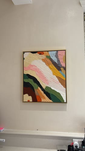 Customer review photo for Colorful Painting #CA069