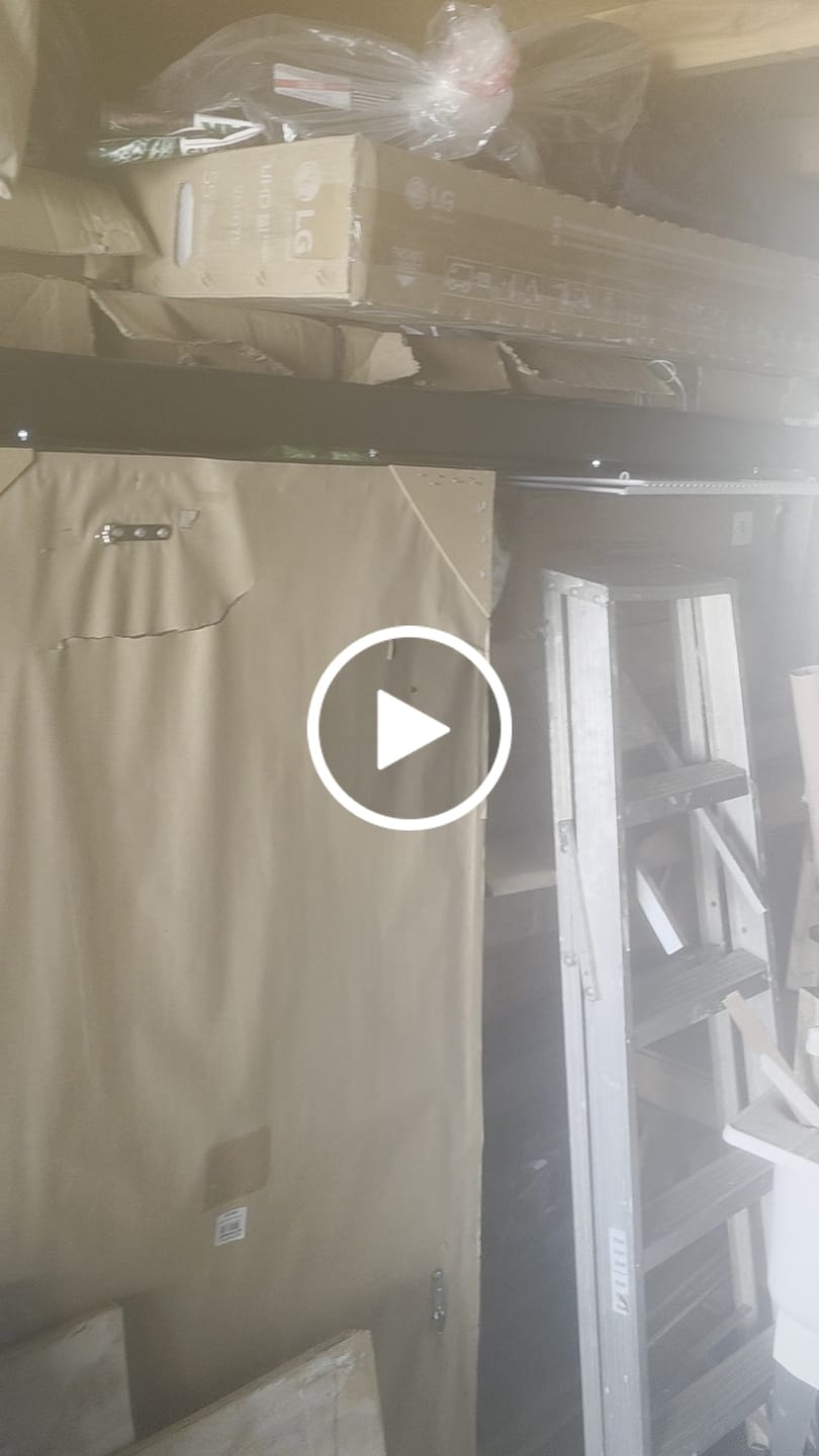 Customer video review of REIBII 77.2" W Industrial Heavy-Duty Garage Shelving,4-Tier Adjustable Steel Storage Shelves for Garage,Warehouse,Basement