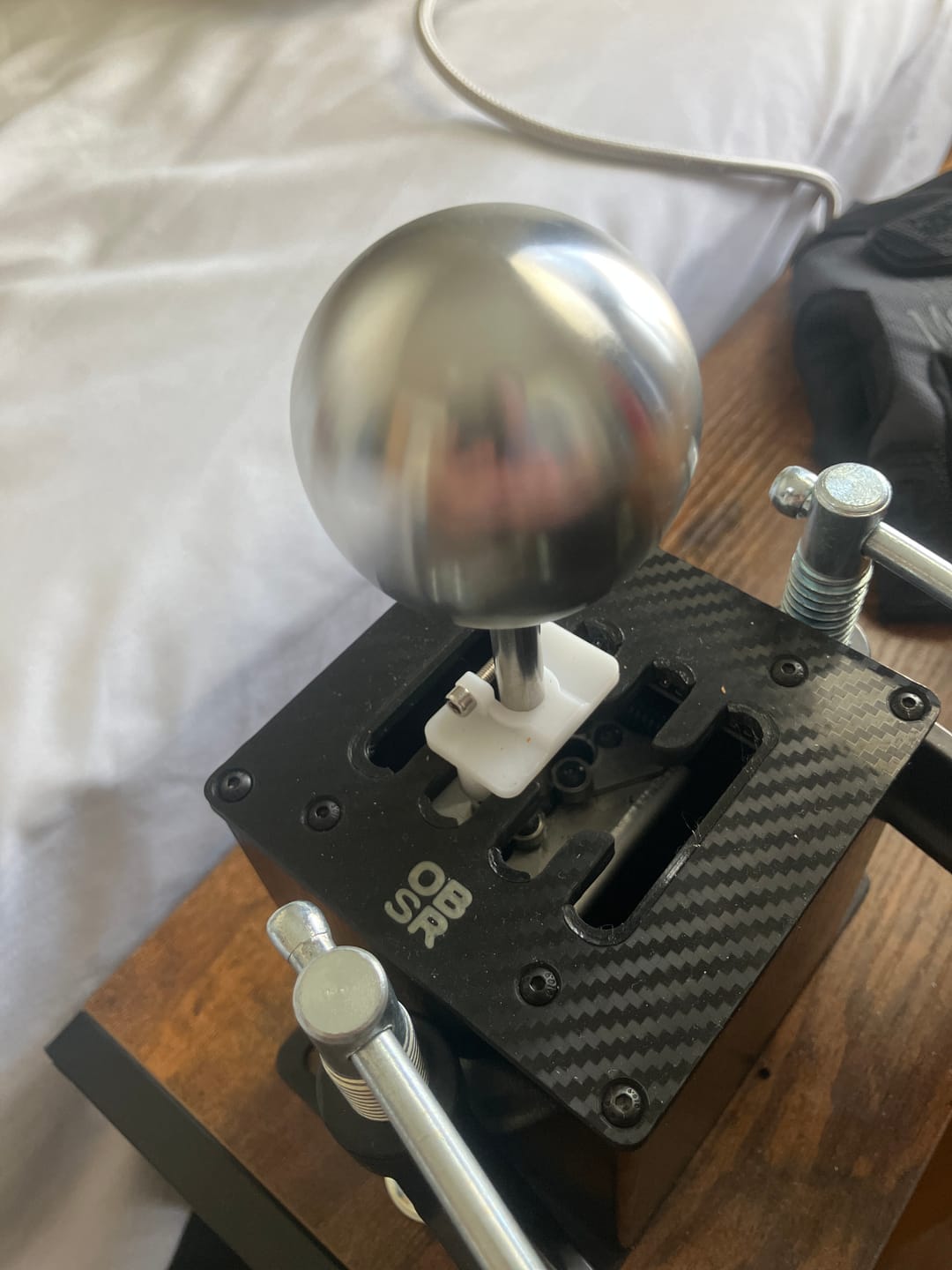 Customer photo review of Sim Racing/JDM Manual Shift Knob, Aluminum | Multiple Thread Options