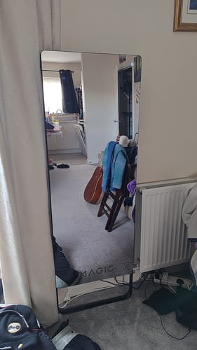 Customer photo review of MAGIC AI: Fitness Smart Mirror